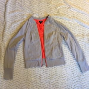 CLOSING SALE Grey Zip Sweatshirt w/ Mesh Lining